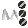Healeved 2pcs Men's Travel Grooming Kit Mini Folding Comb for