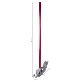 Gardner Bender 962H Big Ben Hand Bender with Head and Steel Handle, Aluminum, 5.81" Radius, 1" EMT and 3/4" Rigid Bending Capacity, red