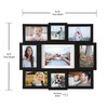 Malden International Designs Black 9 Opening Collage Photo Frame