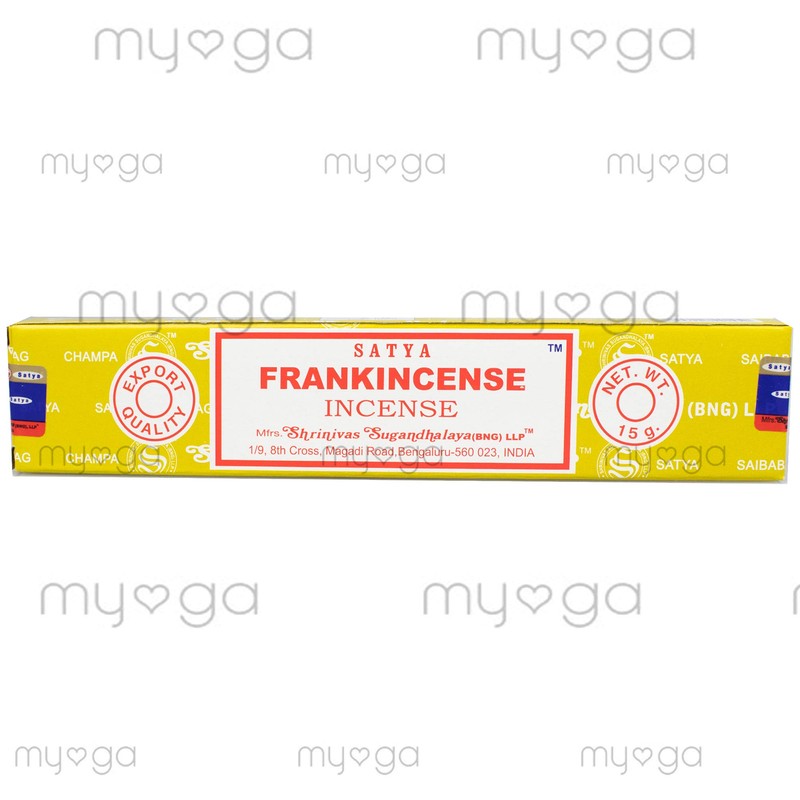 156 Satya Frankincense Incense Sticks 180 Grams (12 boxes of