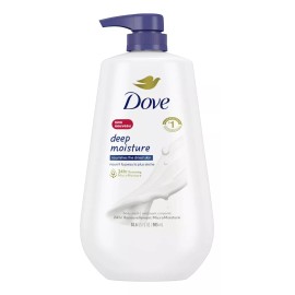 Dove Deep Moisture Body Wash Nourishing Dry Skin 30.6oz 2pac