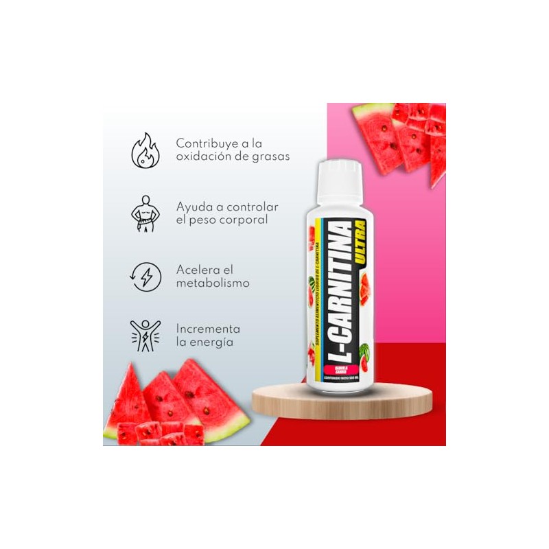 L-Carnitina Liq. Ultra 500 ml sandía