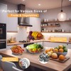 2 Tier Fruit Basket Countertop Fruit Vegetable Basket Bowl for
