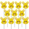 Happy Easter Bunny Lollipops Suckers, Fat-Free, Individually Wrapped Easter Pops