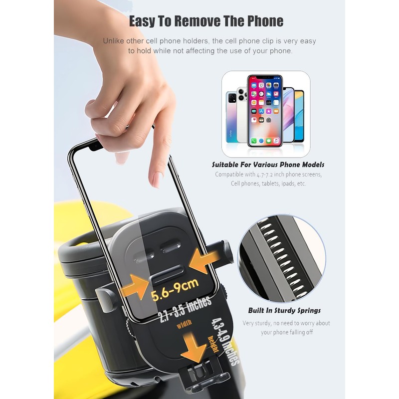 GFERTRE Mobility Combo Pack 3 in 1, Hook, Phone and
