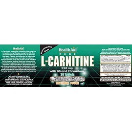 HealthAid L-Carnitine 550mg - 30 Tablets
