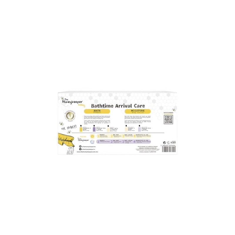 The Honeykeeper 5PACK BATHTIME ARRIVAL CARE BABY MIXTO 450ML
