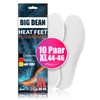 BigDean 25 Pairs Foot Warmers - Sole Warmers for Shoe