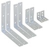 Dihl Pack of 10 Steel Corner Fixed Angle Brackets L