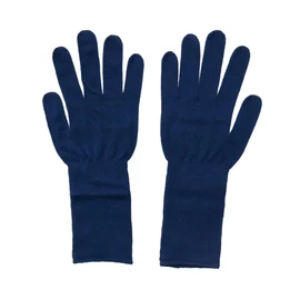 Kendo Armor Com Kote, Lower Gloves, 5 Fingers, Underarm Sweat Gloves (L, Navy Blue)