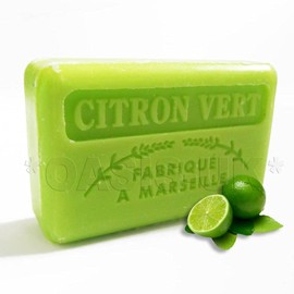 125g Savon De Marseille Soap - Lime (citron vert) by Foufour