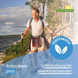Wellpursan ArthroNem Plus - 90 Gelenkkapseln zur Unterstützung bei Arthrose & Gelenkschmerzen, Gelenk-Komplex mit MSM & Vitamin C, Nahrungsergänzung für Gelenke und Knorpel