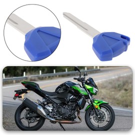 SG Store 3PCS Motorcycle Key Blank Uncut Compatible with Kawasaki Z400 Z900 Z750 Z1000 2017-2020 Compatible with Ninja ZX-6R ZX-7R ZX-9R ZX-10R ZX-10R ZX-12R ZX-14R Replacement Key