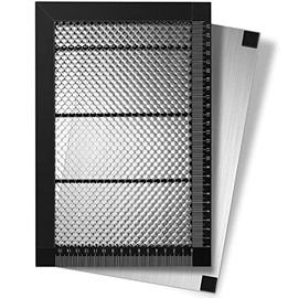 FAHKNS Honeycomb Working Table,300 x 200 x 22mm Honeycomb Laser Bed for for Most Laser Engravers,for Fast Heat Dissipation and Table-Protecting with Aluminum Plate