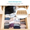 Set of 2 - Wooden Drawer Organizers with 20 Compartments