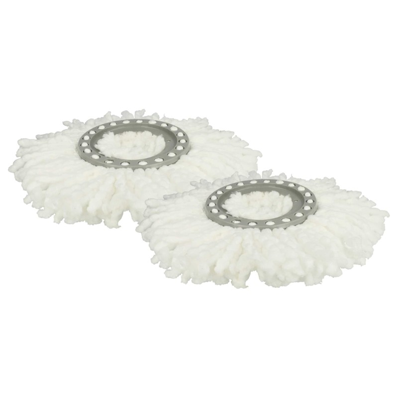 vhbw 4 x Mop Covers Compatible with Leifheit Clean Twist