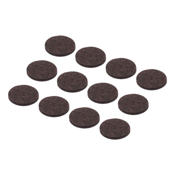 sourcing map 24pcs Felt Furniture Pads, 1 Inch Round Small
