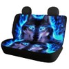 KEIAHUAN Cool Wolf Car Seat Cover Backrest Seat Protector Full