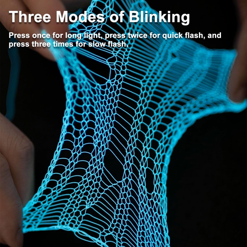 Electroluminescent Luminous Weaving Sewing Embroidery Thread,Glow in The Dark Embroidery