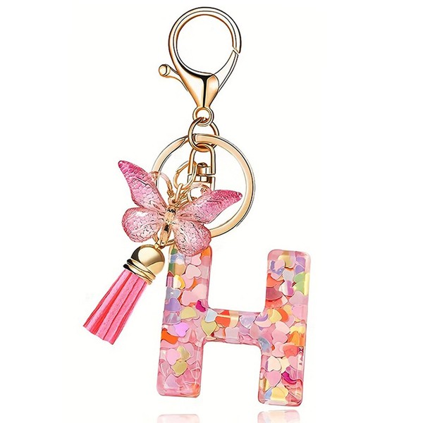 LECTNORE Keychain, Personalised Keyring, Key Chain for Women, Cute Keychain,