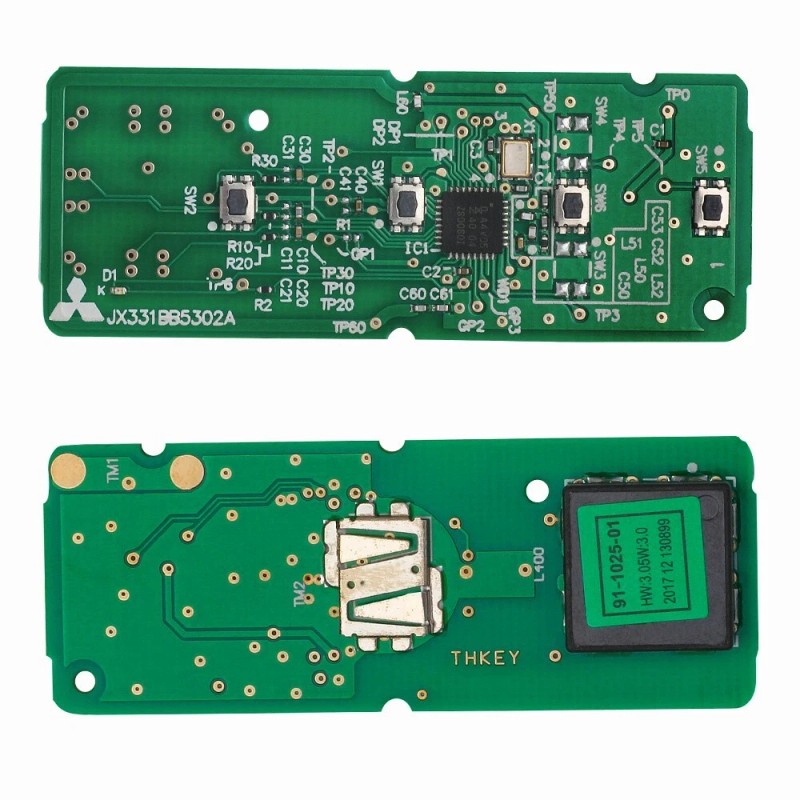 KEYECU 4 Button Smart Key Fob for Scion iA 2016