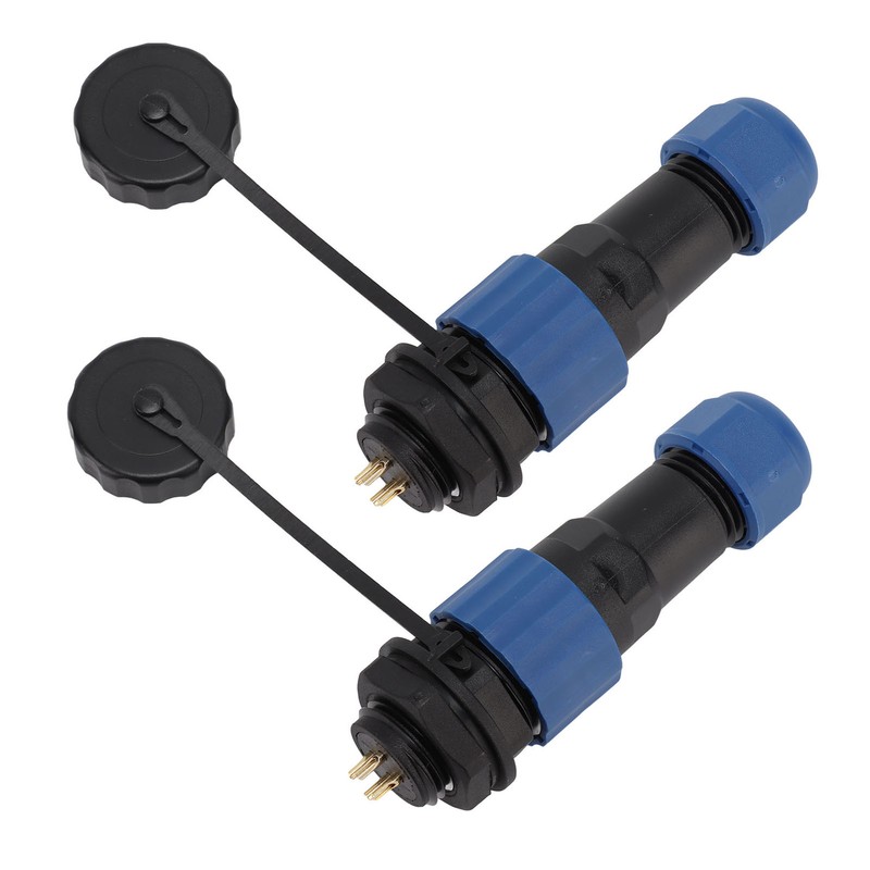 2Pcs SD16 IP68 Waterproof Aviation Connector SD16 Female Plug Male
