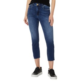 KUT from the Kloth Women's Rachael High-Rise Fab Ab Mom Raw Hem in Explore, Explore, 14
