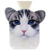 0.7 Litre Hot Water Bottle with Cat Assorted Design