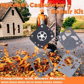 Hyceker Carburetor Repair Kit for Stihl BR500 BR550 BR600 BR700 BR800 BR800X BR800C Backpack Leaf Blower Carburetor Rebuild Gasket Kit Carburetor Diaphragm Repair Kit 4283 007 1700