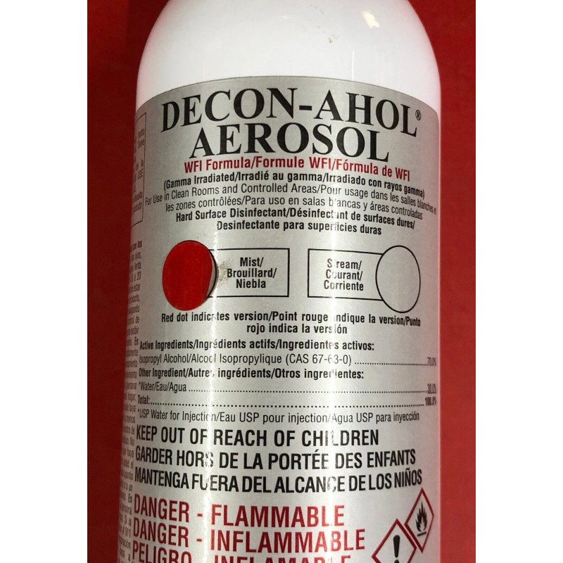 Veltek Associates (1) VAI DECON-AHOL 70% ISOPROPYL ALCOHOL 30% WATER