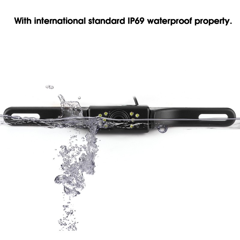 149° View Angle Reversing Backup Camera IP69 with 9 LED