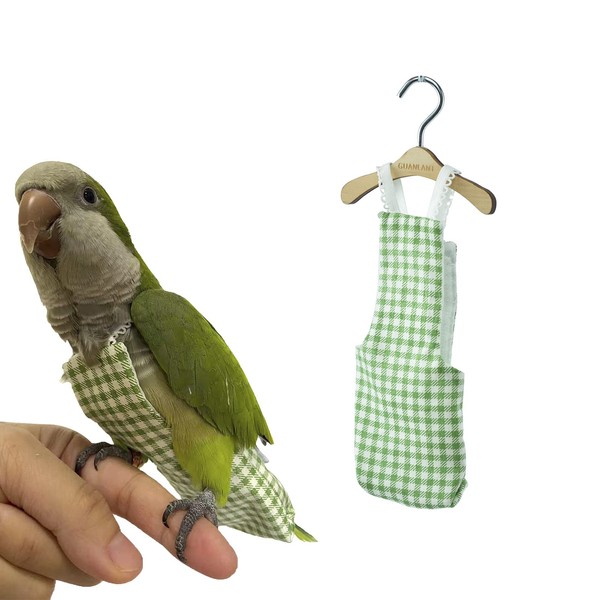 GUANLANT Quaker Parrot Flight Suits Diapers for Monk Parakeets, Cockatiels