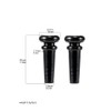 RuiJOTWAT 2Pcs Ebony End Pins Endpins For Acoustic Guitar Bridge