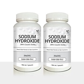 Yield RX Sodium Hydroxide (Caustic Soda) - Ultimate Drain Opener and Cleaner Chemical Solution | Pack of 2
