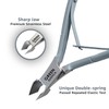 Cuticle Trimmer with Cuticle Pusher Professional Stainless Steel Cuticle Remover