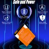 XHDATA BL-5C Battery 3.7V 1500mAh Rechargeable Battery Large Capacity for