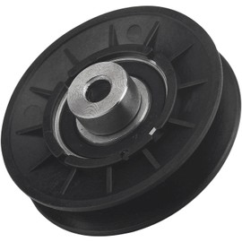 KitchenKipper AM121967 Idler Pulley Compatible with JohnDe-ere Lawn Tractors, Fits Model LT133, LT150, LT155, LT160, LT170, LT180, LT190 and STX GX LT LTX Seriesv, Replaces AM107334 280-846 (1)