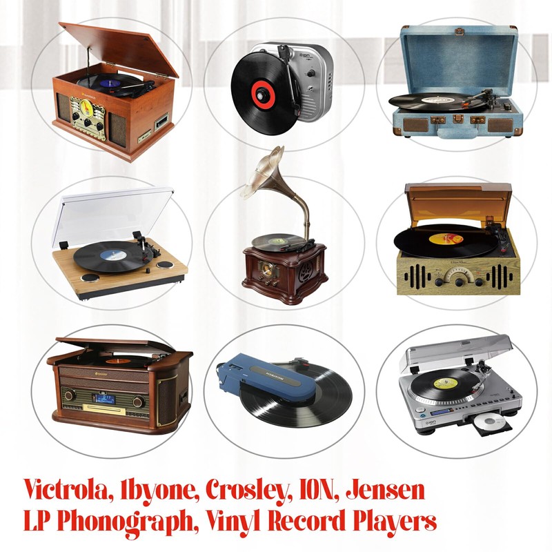 Red Record Player Needles, Durable Ruby Stylus Needle, Record Player