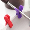 3Pcs Silicone Pot Clip Set, Heat Resistant Spoon Rest and
