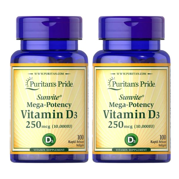 Suplemento de vitamina D3 Puritan's Pride 200 mL