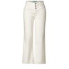 STREET ONE Women's Culotte Jeans, Soft Ecru Washed