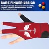 ANIMSWORD - Guantes de billar transpirables y cómodos para la
