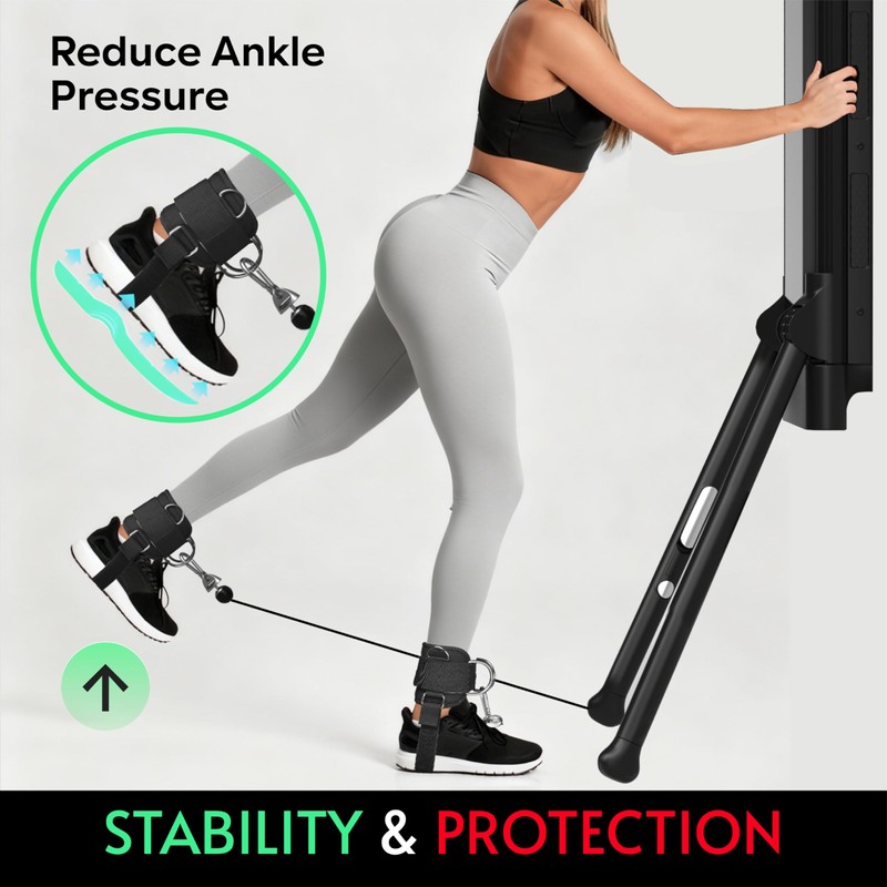 Crostice Ankle Strap Compatible with Tonal Machine, Kick Back Ankle