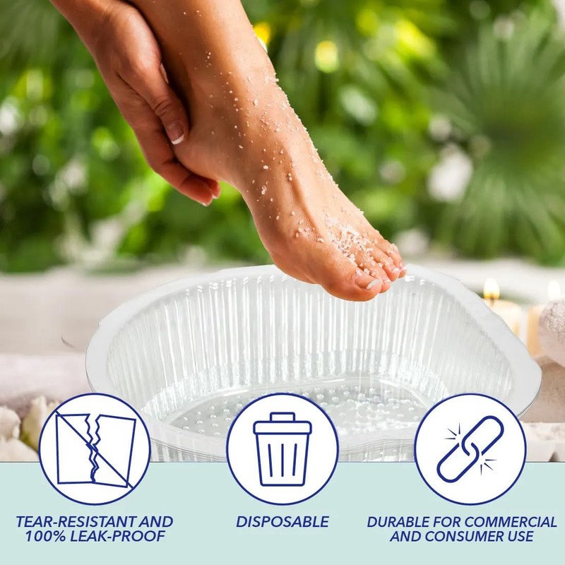 ForPro Universal Pedi Bath Liners - 50% THICKER - Fit