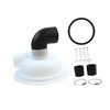 WeiLaiKeQi Vacuum Dust Separator, Dust Collector with Elbow, Woodworking Sand