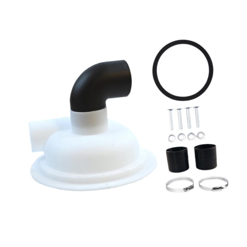 WeiLaiKeQi Vacuum Dust Separator, Dust Collector with Elbow, Woodworking Sand