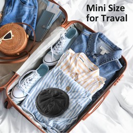 TECHMILLY Collapsible Mesh Pop Up Laundry Hamper with Sturdy Handles and Side Pocket - Portable Foldable Clothes Baskets for Dorm, Bathroom & Travel Storage (Black, 3 Packs)