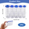 Coin Box with 5 Compartments, Transparent Coin Holder Car, Change