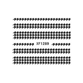 Water Transfer Lace Cloudy Geometric Stripes Lines Nail Art Stickers Xf1289 Nail Wraps Art Stickers Manicure Supplies for Women for Home Nails Full Long Lasting Easy Apply and Remove