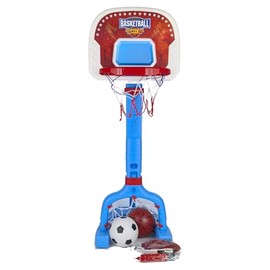 Toddler Basketball Hoop Toy Indoor 3-7, Adjustable Kids Basketball Hoops, Mini Basketball Hoop with 3 Balls for Outdoor Poolside, Birthday Christmas Sport Toys Gift for Baby Boys Girls